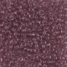 Miyuki rocailles Perlen 8/0 - Transparent smoky amethyst 8-142